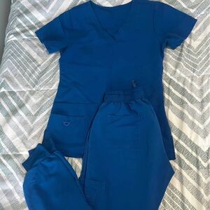 Blue Scrub Set